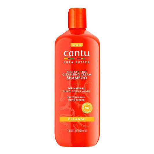 CANTU Natural Hair Sulfate Free Cleansing Cream Shampoo (13.