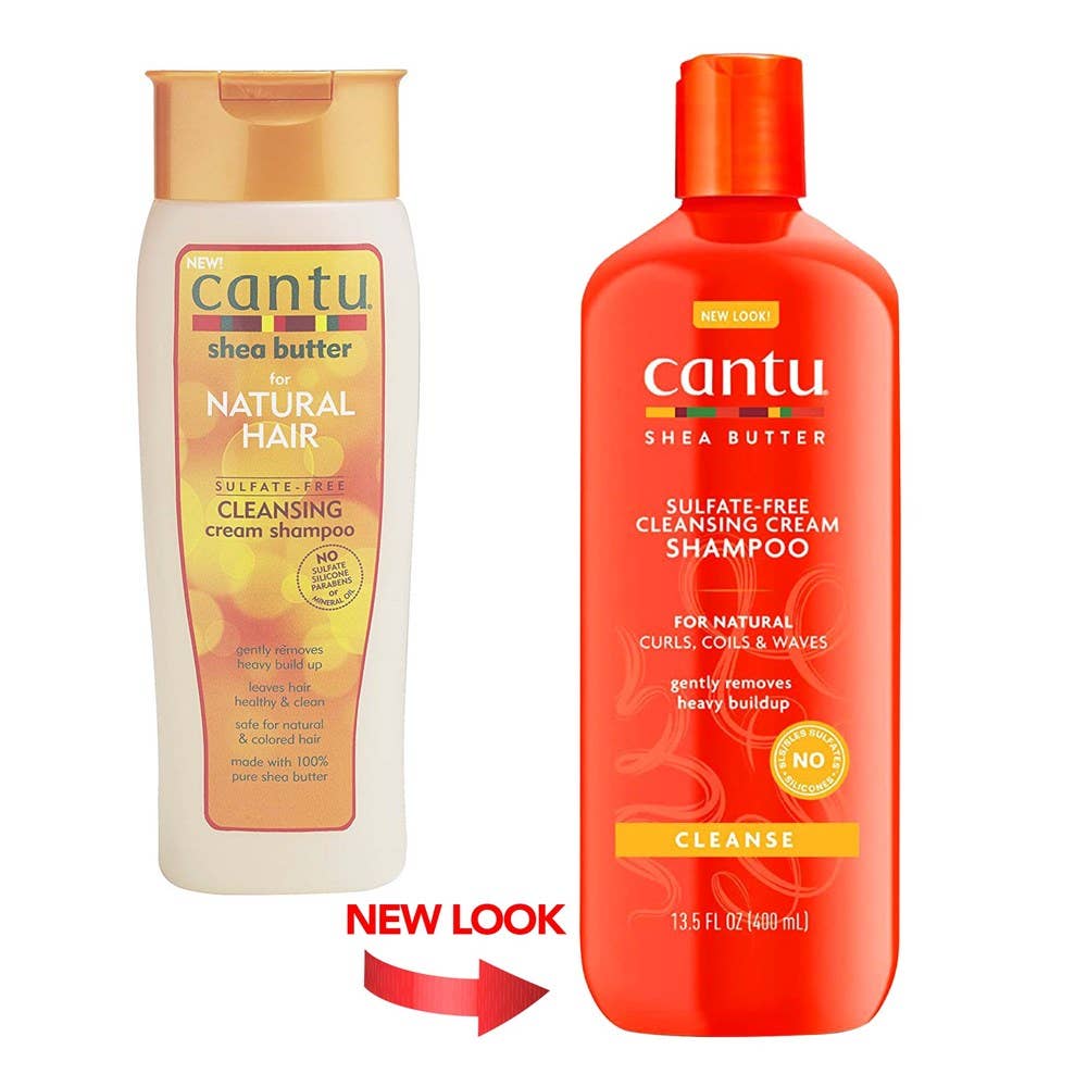 CANTU Natural Hair Sulfate Free Cleansing Cream Shampoo (13.